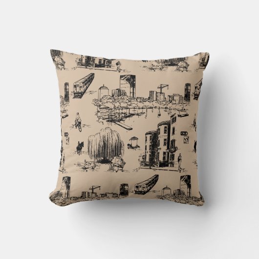 ボストントワール装飾用クッション クッション (正面)