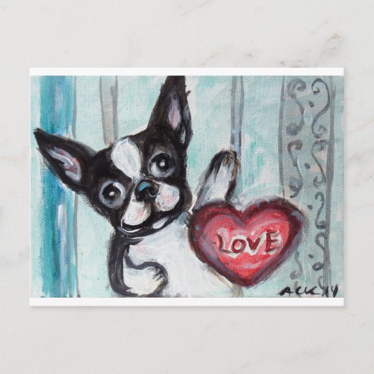 ボストンハッピーハート ポストカード (正面)