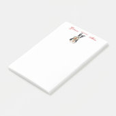 ボストンハートのお母さん ポストイット (アングル)