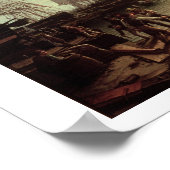 ボストンハーバーから憲法埠頭 ポスター (角)