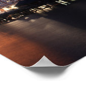 ボストンハーバーとスカイライン。ボストンは8人のうちの1人 ポスター (角)