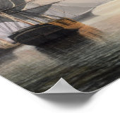 ボストンハーバーサンセット ポスター (角)