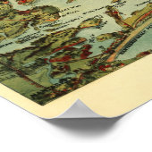 ボストンハーバーバーズアイ ポスター (角)