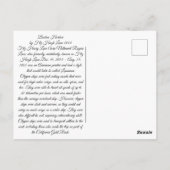 ボストンハーバー1854 ポストカード (裏面)