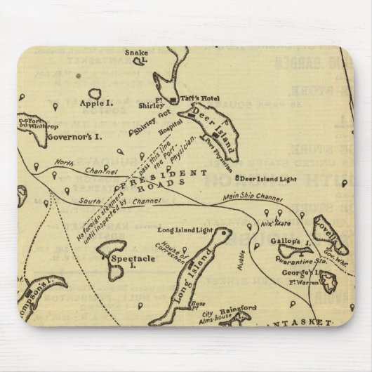 ボストンハーバー2 マウスパッド (正面)