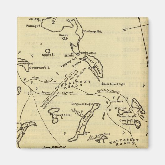 ボストンハーバー2 マグネット (正面)