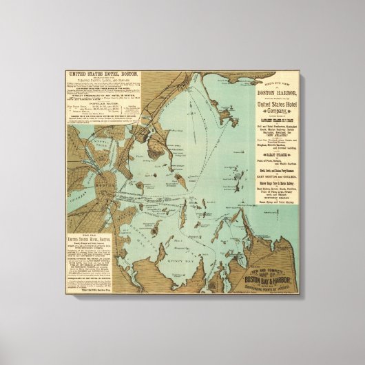 ボストンハーバー キャンバスプリント (正面)