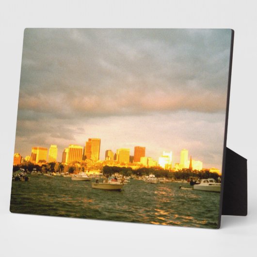 ボストンハーバー フォトプラーク (側面)