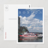 ボストンハーバー ポストカード (正面/裏面)