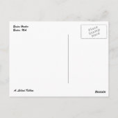 ボストンハーバー ポストカード (裏面)