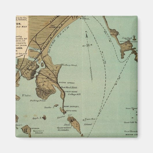 ボストンハーバー マグネット (正面)