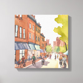 ボストンバイクリード | 北端水カラーMA キャンバスプリント