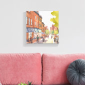 ボストンバイクリード | 北端水カラーMA キャンバスプリント (インサイチュ (リビング))