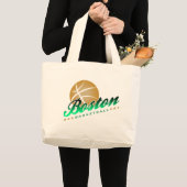 ボストンバスケットボール ラージトートバッグ (正面(商品))