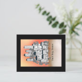 ボストンバックベイサンセットポストカード ポストカード (スタンド正面)