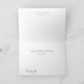 ボストンパブリックガーデンシンプル:季節の楽しみ シーズンカード (内部)