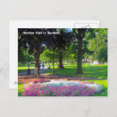 ボストンパブリックガーデンズはがき ポストカード (正面/裏面)