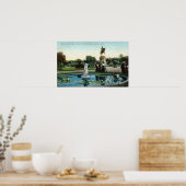 ボストンパブリックガーデンビューオブビーナスのバス ポスター (キッチン)