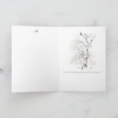 ボストンパブリックガーデン：ホリディユレタイド シーズンカード (内部)