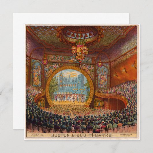 ボストンビジョシアター招待状 招待状 (正面/裏面)