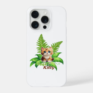 ボストンフェローの猫に安全な植物ママへのギフト iPhone 15 PROケース
