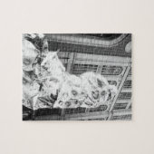 ボストンフォイル・ボストンマラソンのランナー ジグソーパズル (横)