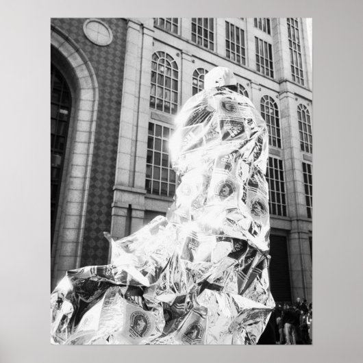 ボストンフォイル・ボストンマラソンのランナー ポスター (正面)