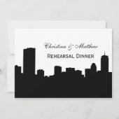 ボストンブラックスカイラインシルエットリハーサルディナー 招待状 (裏面)
