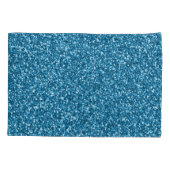 ボストンブルーグリッター 枕カバー (裏面-左)