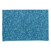 ボストンブルーグリッター 枕カバー (正面右)