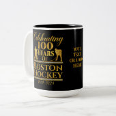 ボストンホッケーの100年 ツートーンマグカップ (正面左)