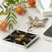 ボストンホッケースウェイ1 キーホルダー (側面)