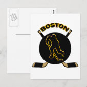 ボストンホッケー ポストカード (正面/裏面)