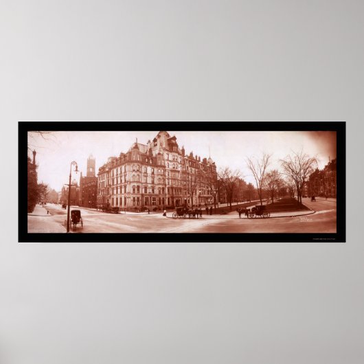 ボストンホテルヴェンドーム写真1903 ポスター (正面)