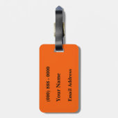 ボストンポストカードラゲージタグ ラゲッジタグ (裏面縦)