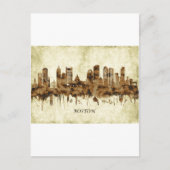 ボストンマサチューセッツの街並み インビテーションポストカード (正面)