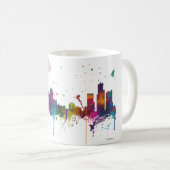 ボストンマサチューセッツスカイライン-飲むマグ コーヒーマグカップ (正面右)