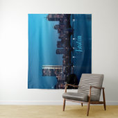 ボストンマサチューセッツ州の市街地 タペストリー (インサイチュ)