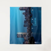 ボストンマサチューセッツ州の市街地 タペストリー (正面)