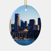 ボストンマサチューセッツ州クリスマスキープサケのお土産 セラミックオーナメント (右)