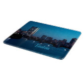 ボストンマサチューセッツ州シティスカイライン カッティングボード (角)