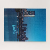 ボストンマサチューセッツ州シティスカイライン ジグソーパズル (横)