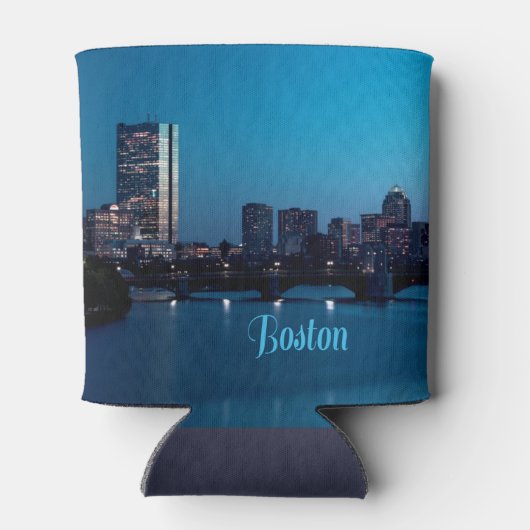 ボストンマサチューセッツ州シティスカイライン 缶クーラー (裏面)