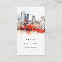 ボストンマサチューセッツ州シティスケープ水彩旅行