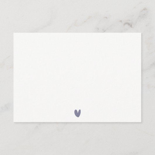 ボストンマサチューセッツ州シティスケープ結婚披露宴 エンクロージャーカード (裏面)