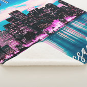 ボストンマサチューセッツ州スカイライン シェルパブランケット (3/4)