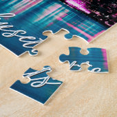 ボストンマサチューセッツ州スカイライン ジグソーパズル (側面)