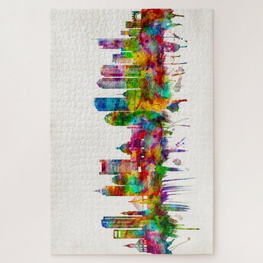 ボストンマサチューセッツ州スカイライン ジグソーパズル (縦)