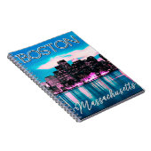 ボストンマサチューセッツ州スカイライン ノートブック (右側)