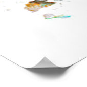 ボストンマサチューセッツ州スカイライン ポスター (角)